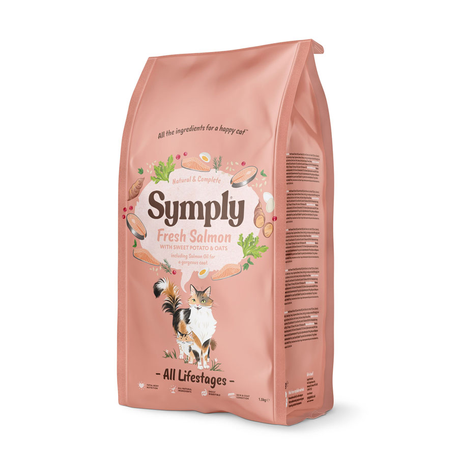 Symply Adult Salmon Complete Cat Food Rookes Pet Products
