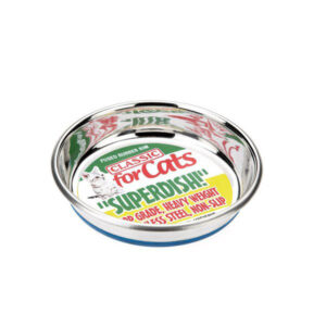 Classic Stainless Steel Non Slip Cat Dish