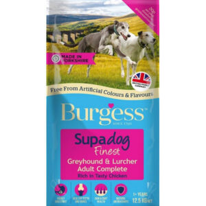 Burgess Supadog Adult Greyhound & Lurcher Complete Dry Dog Food 12.5kg