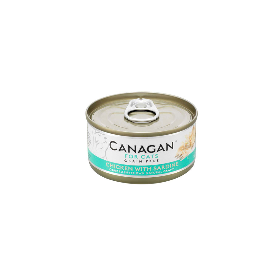 Cat Rook Canagan Grain Free Complete Wet Cat Food Chicken with Sardine in Gravy ...