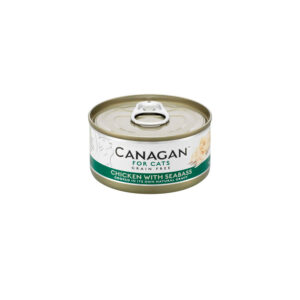 Canagan Grain Free Complete Wet Cat Food Chicken with Seabass in Gravy 75g