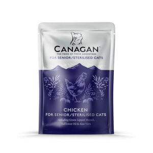 Canagan Grain Free Complete Wet Cat Food Pouch Senior/Sterilised Chicken 85g