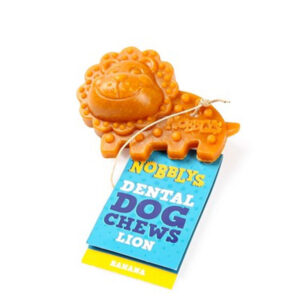 Petello Nobblys Dental Dog Chew Lion Banana  40g