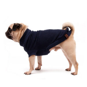 Great&Small Country Fleece Dog Jumper Navy
