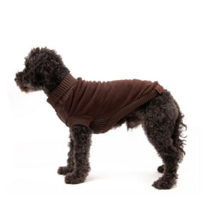 Great&Small Country Fleece Dog Jumper Brown