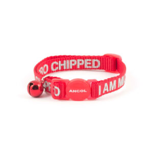 Ancol Cat Collar "I Am Micro Chipped"