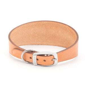Ancol Leather Whippet Collar  30-34cm