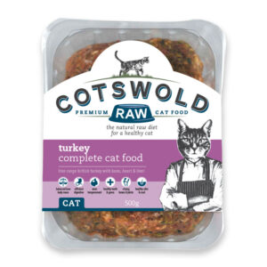 Cotswold Frozen Raw Complete Cat Food Turkey 500g