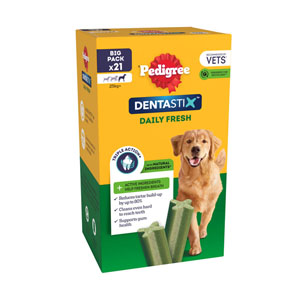 Pedigree DentaStix Daily Fresh Dental Dog Chews Large Dog  21pk