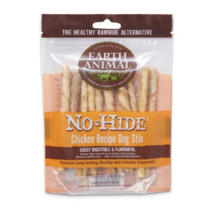Earth Animal No Hide Dog Chew Chicken Stix 10pk