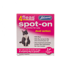 Johnson's 4Fleas Spot On Dual Action for Cats
