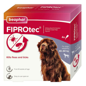 Beaphar FIPROtec Flea & Tick Spot On Extra Large Dog (40-60kg)