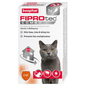 Beaphar FIPROtec Flea & Tick Spot On Combo Cat