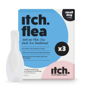 Itch Flea Spot On Small Dog (2kg-10kg) x3 Pipettes