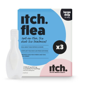 Itch Flea Spot On Large Dog (20kg-40kg) x3 Pipettes
