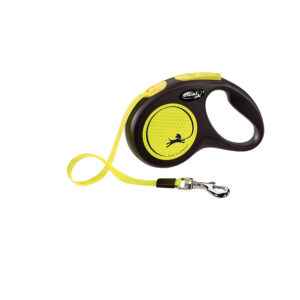 Flexi Neon Retractable Lead Tape 5m Small