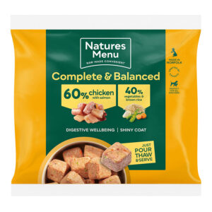 Natures Menu Frozen Raw Complete Dog Food 60/40 Chicken & Salmon Nuggets