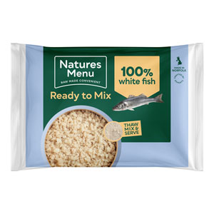 Natures Menu Frozen Minced White Fish 400g