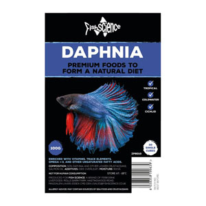 Fish Science Blister Pack Frozen Daphnia 100g