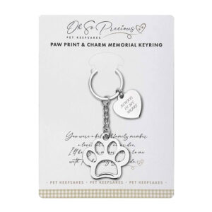 Oh So Precious Paw & Charm Keyring
