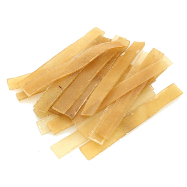 Dog Life Hide Flat Strips 6.5"