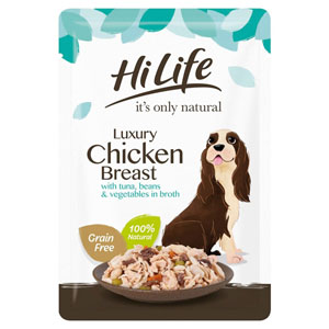 HiLife It's Only Natural Wet Dog Food Adult Chicken & Tuna 100g