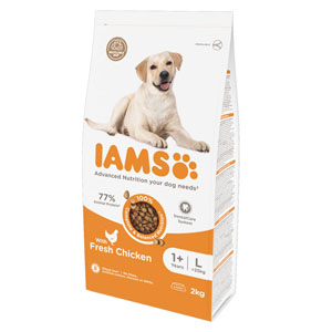 IAMS Complete Dry Dog Food Adult Large Breed Chicken 2kg