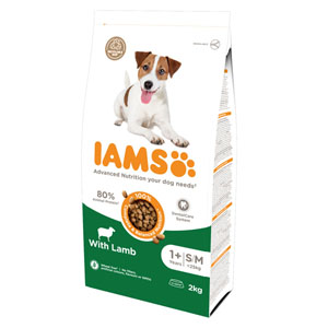 IAMS Complete Dry Dog Food Adult Small & Medium Breed Lamb