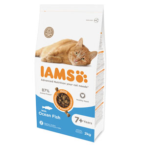 IAMS Complete Cat Food Senior 7+ Ocean Fish 2kg