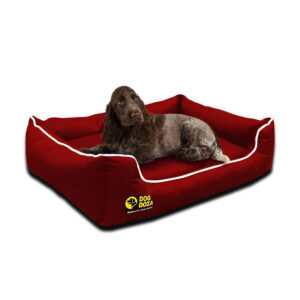 Pet Bed UK Waterproof Memory Foam Settee Red