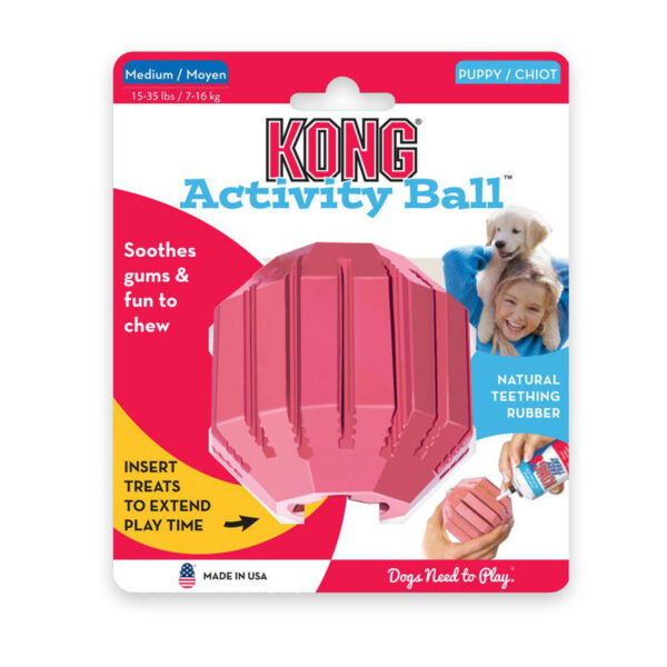 KONG Puppy Activity Ball Dog Toy