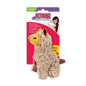 KONG Kitty Softies Buzzy Llama Cat Toy