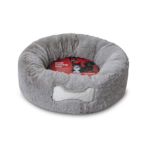 Mikki Calming Donut Bed Grey