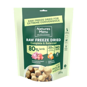 Natures Menu Complete Raw Freeze Dried Dog Food Lamb