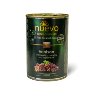 Nuevo Complete Tinned Wet Dog Food Adult Venison