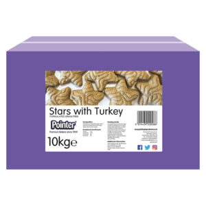 Pointer Grain Free Stars Dog Treats Turkey 10Kg