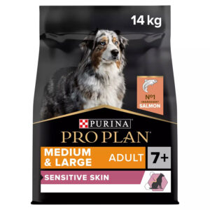 Pro Plan Complete Dry Dog Food Adult Medium 7+ Sensitive Skin Salmon 14kg