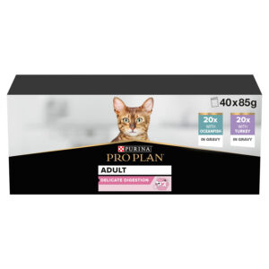 Pro Plan Complete Wet Cat Food Adult Delicate Mixed Pack  40x85g
