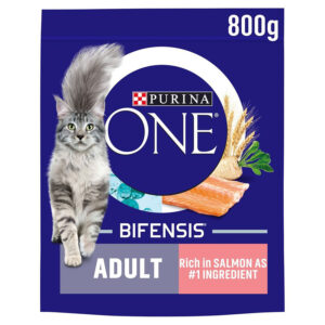 Purina ONE Complete Dry Cat Food Adult Salmon