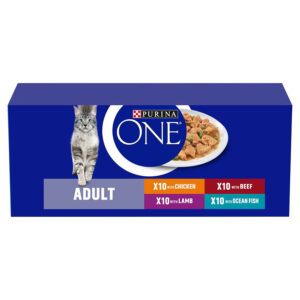 Purina ONE Complete Wet Cat Food Adult Mega Pack  40x85g