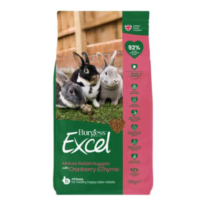 Burgess Excel Rabbit Mature Cranberry & Ginseng Nuggets 1.5kg