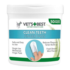 Vets Best Clean Teeth Finger Pads 50 pack