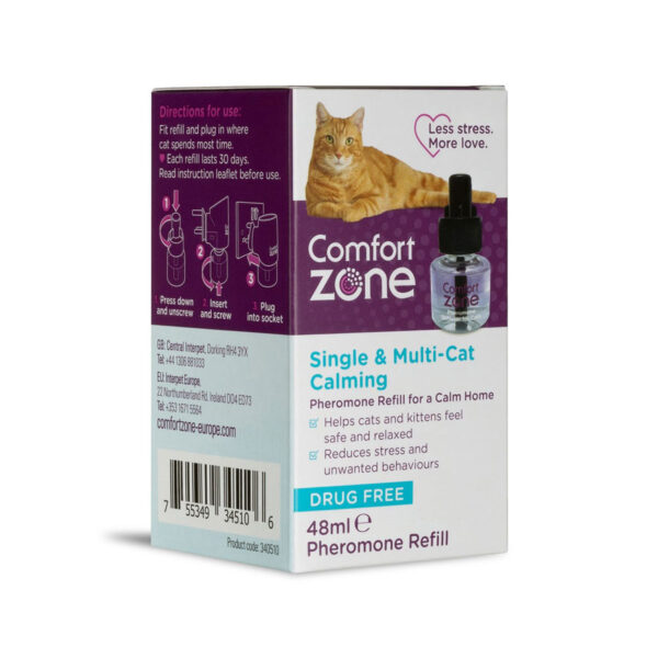 Comfort Zone Pheromone Cat Refill x1