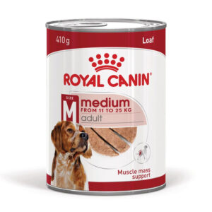 Royal Canin Complete Wet Food Tin Medium Adult  410g
