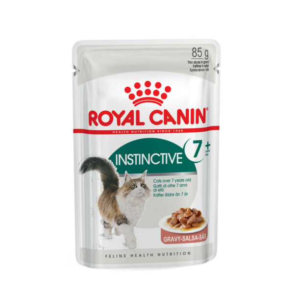 Royal Canin Wet Cat Food Pouch Instinctive 7+ in Gravy 85g
