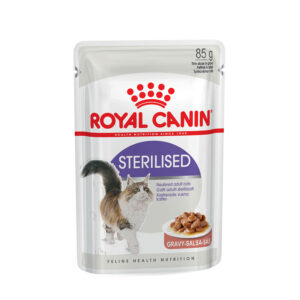Royal Canin Wet Cat Food Pouch Sterilised in Gravy 85g