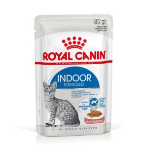 Royal Canin Wet Cat Food Pouch Indoor Sterilised in Gravy 85g
