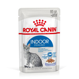 Royal Canin Wet Cat Food Pouch Indoor Sterilised Jelly 85g