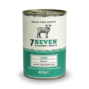 Seven Gourmet Grain Free Complete Wet Dog Food Adult Lamb 400g