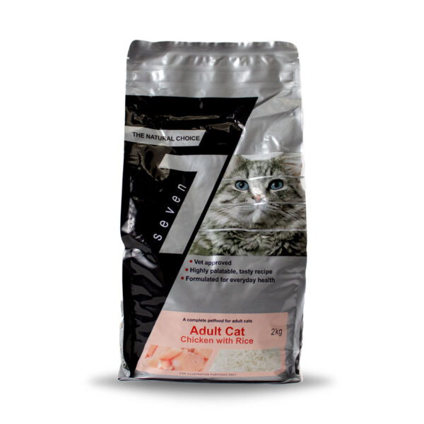 Seven Complete Dry Cat Food Adult Chicken